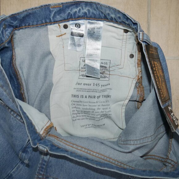 Levi's 551 Z Loose Fit Straight Leg Jeans Men's Size 38x34 Stretch Stonewashed N - Picture 7 of 10